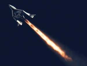 Virgin Galactic ship shakes its space-flight feathers