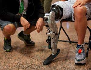 Man controls new prosthetic leg using thought alone