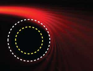 Light-bending black hole mimic is first you can watch