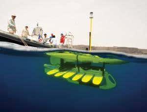 Underwater robot gliders are the eyes of the storm