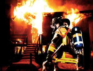 Phones track firefighters when the heat is on