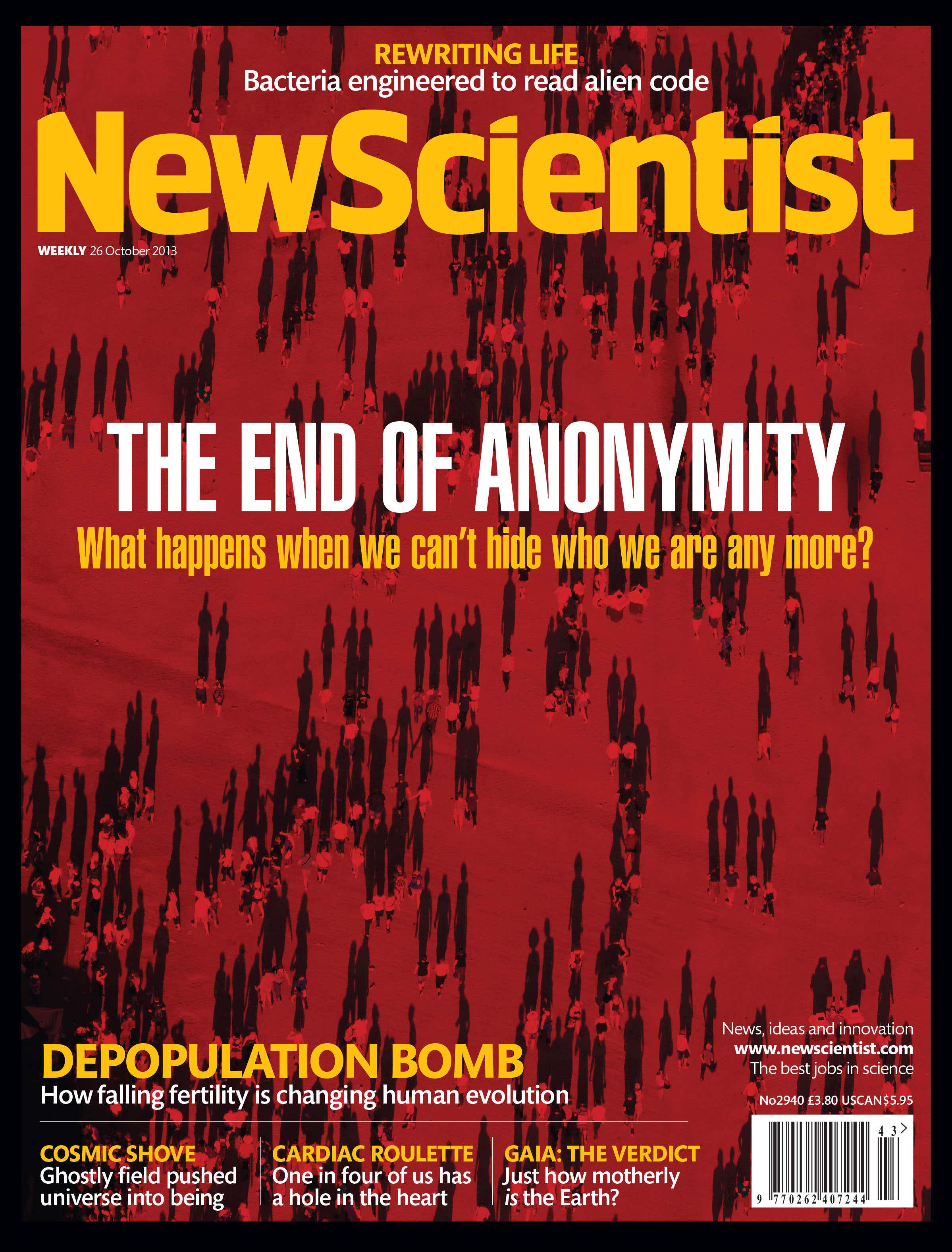 New Scientist issue 2940 cover