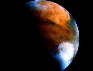 Mars air turned to stone to cool planet