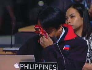 Philippines begs for action at climate summit