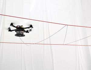 Spider-drones weave high-rise structures out of cables