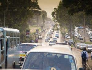 Text messages tell drivers when there's a jam ahead