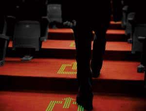 LED carpet turns the floor into a screen