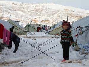 Nightmare before Christmas for snow-swept Syrians