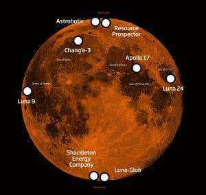 International explorers take aim at the moon