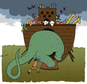 Feedback: Dinosaurs against climate change