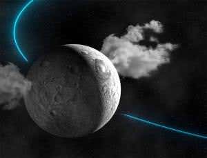 Dwarf planet caught spitting inside asteroid belt