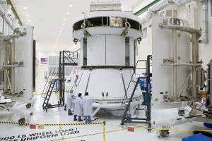 Orion's life-support module prepares for launch