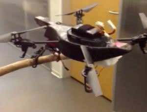 Drone with legs can perch, watch and walk like a bird