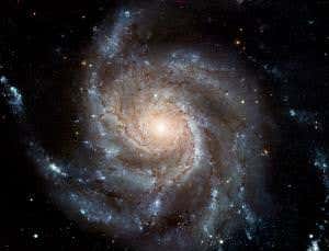 Dark halo around spiral galaxy poses stellar mystery