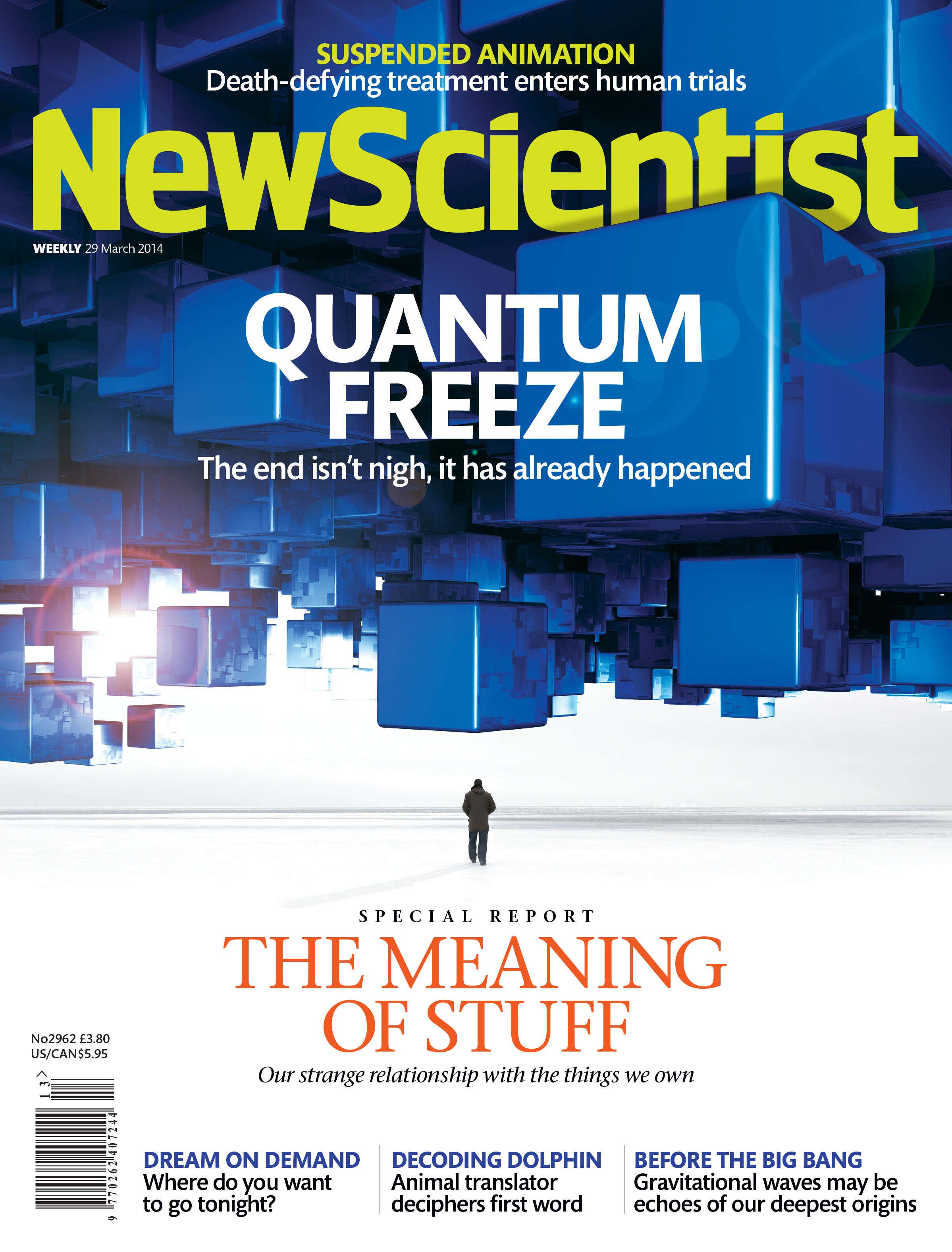 New Scientist issue 2962 cover