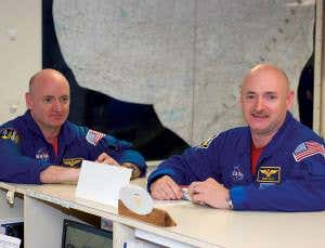 First twin astronauts take on space microbiome