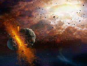 Salty skies signal planetary growing pains