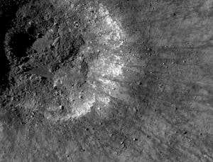 Moon impacts eject debris at shotgun speeds