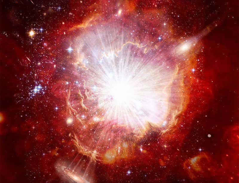 Exploding into life, sending out ripples that would last for aeons