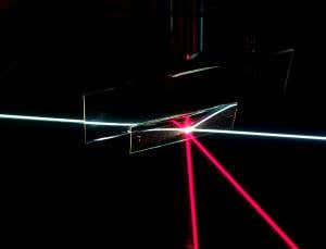 Vanishing mirror turns into a window as you spin it