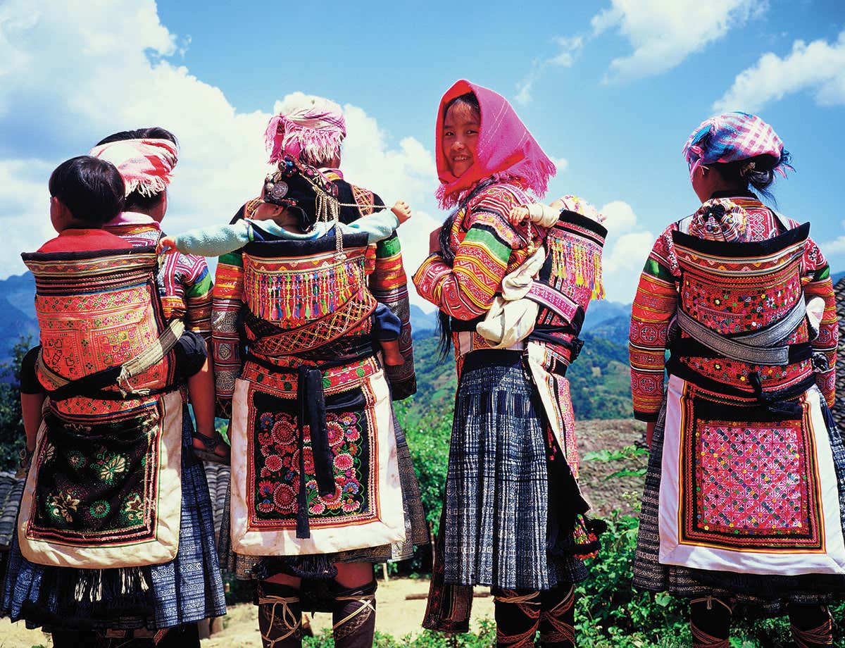 A group of women with papooses