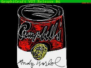 Warhol's digital soup cans discovered on old floppies