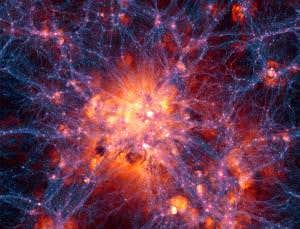 Baby model cosmos grows up to look like the real thing