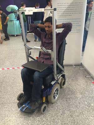 Cheap gadget lets you steer a wheelchair with your eyes