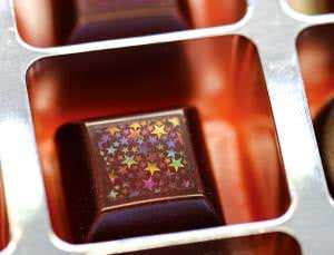 Chocolate gets a rainbowy holographic makeover