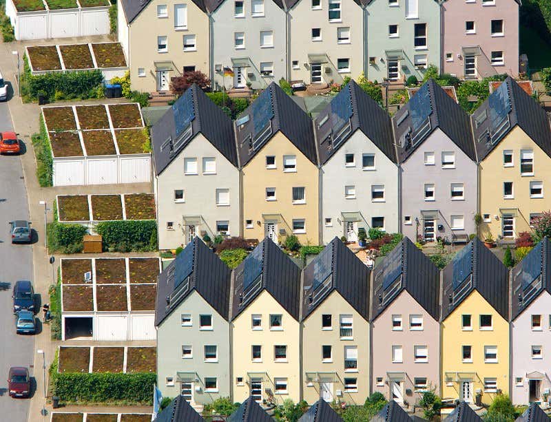 Houses with their own solar panels are bringing down the cost of electricity in Germany 