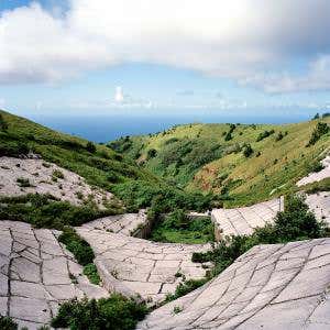 The idyllic tropical island – now covered in concrete