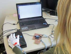 Buzzing glove teaches Braille through good vibrations