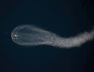 Jellyfish in the sky was a high-flying rocket plume
