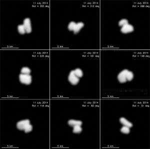 Rosetta's target comet is a surprise double space rock
