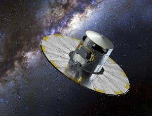 Galaxy mapper's first discovery: surprise space debris