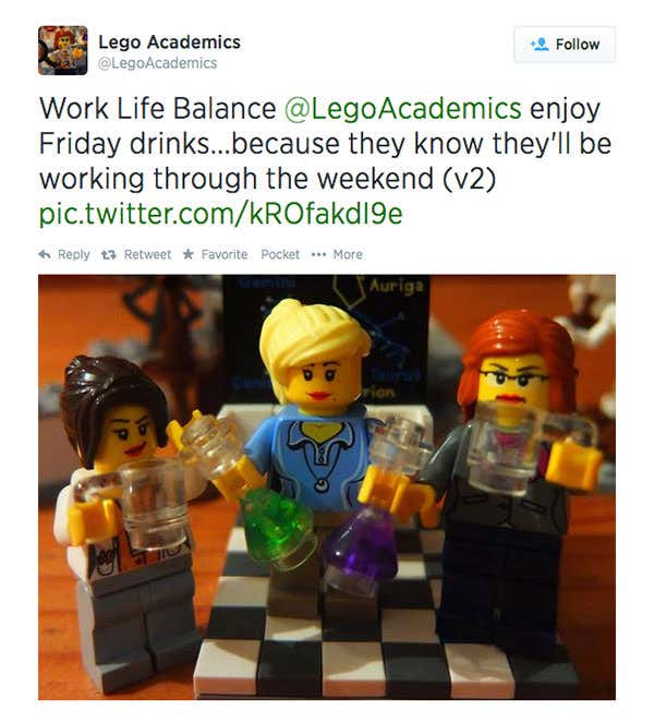Life in Lego: how mini-figure academics went viral