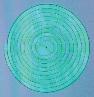 Beautiful spiral cracks could be a feature, not a flaw