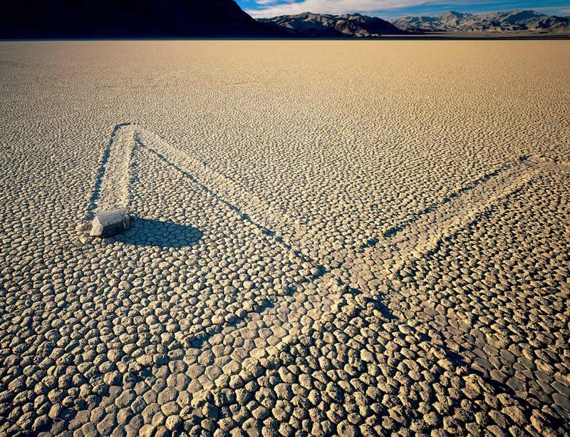 Sliding stones of Death Valley: Rocky riddle resolved