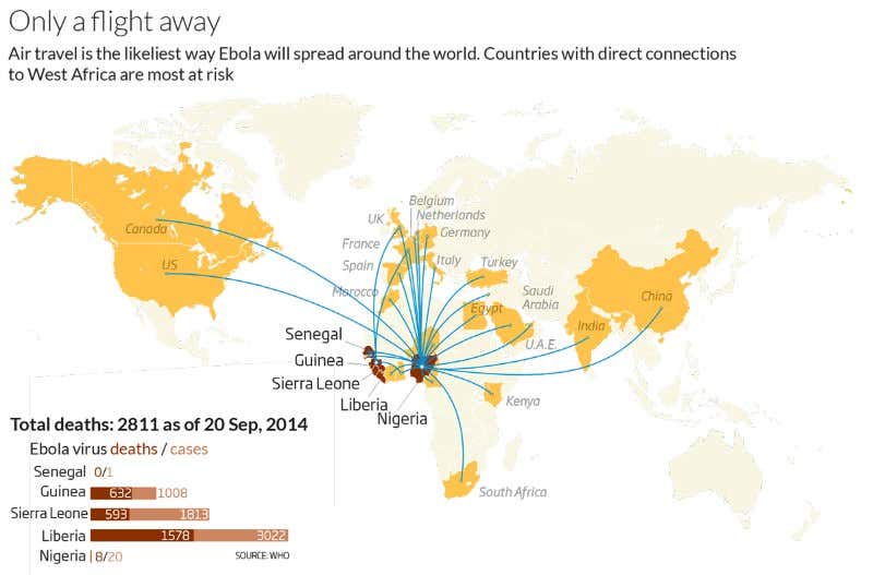 World wakes up to Ebola as cases set to top 1 million