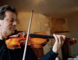 Violins evolved by Stradivarian design