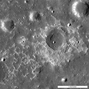 Lunar volcanoes suggest the moon may still be warm