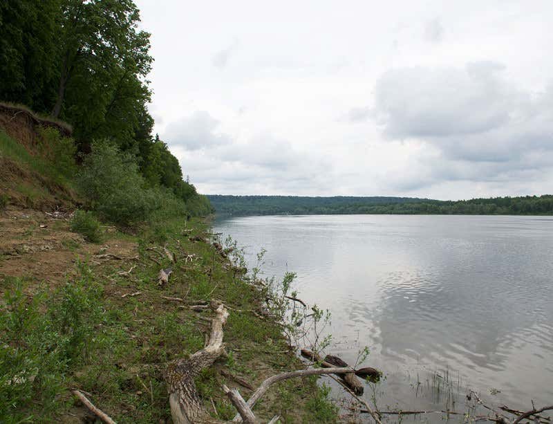 View of the outcrops along the Irtysh river, near Ust'-Ishim, Siberia 