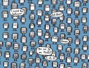 Parallel sparking: Many chips make light work