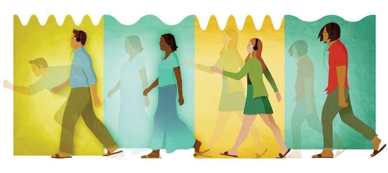 Perception-skewing shoes can make you feel slimmer, happier and full of energy by retuning your body’s soundtrack