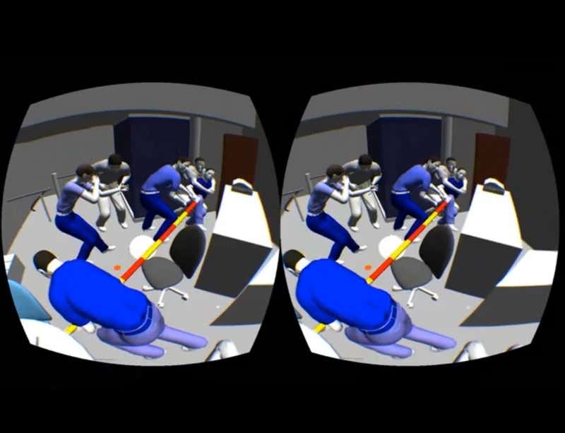 Forensic holodeck to transport jury to the crime scene