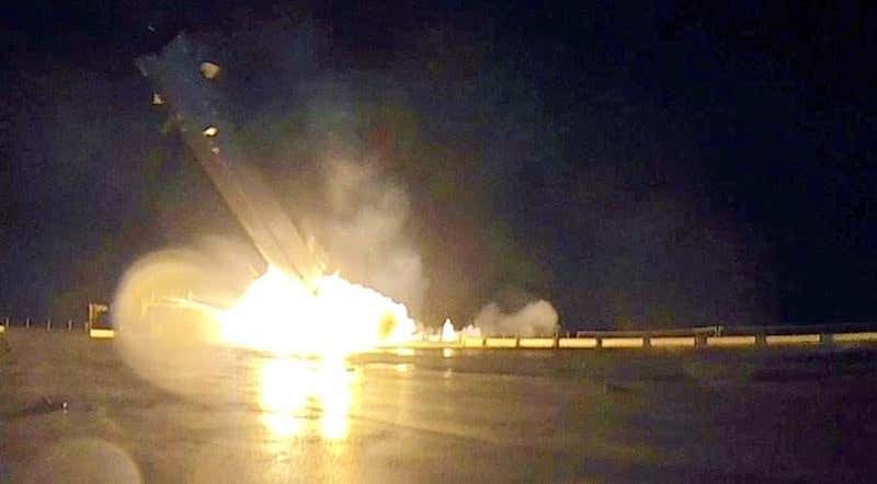 The moment the SpaceX rocket crash-landed on a boat