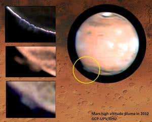 Mystery cloud-like blobs over Mars baffle astronomers