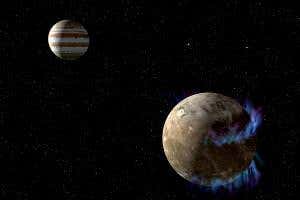 Aurora reveals Jupiter moon's secret subsurface sea