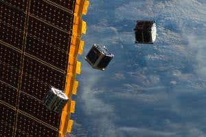 Ice makes unlikely rocket fuel for CubeSats