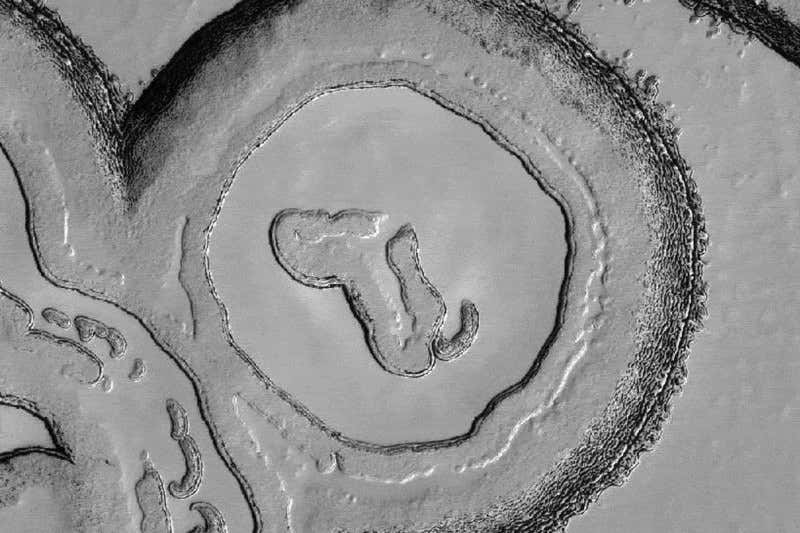 Swiss cheese is not a sign of Martian climate change